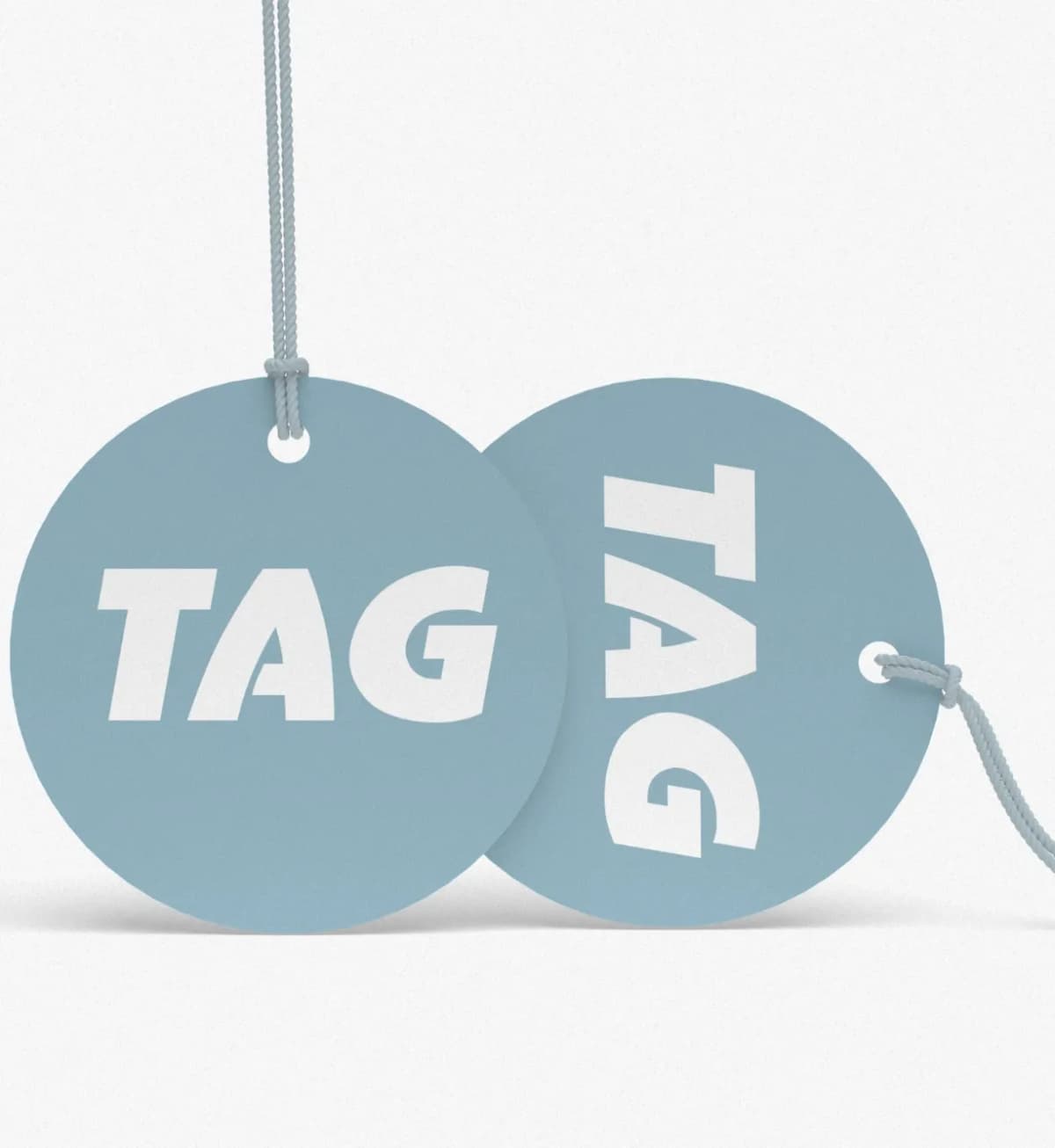 Circle Hang Tags – Custom Printed Branding Tags for Garments