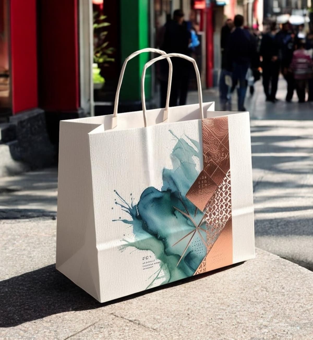 Custom Printed Paper Bags with Logo