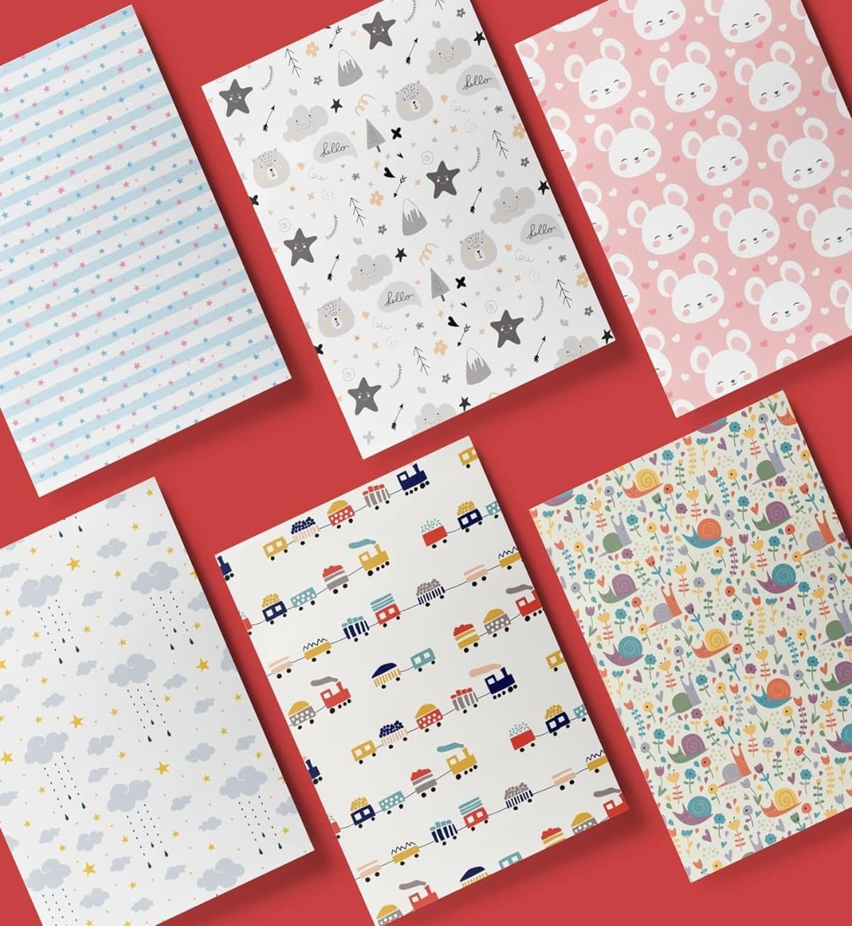 Custom Printed Gift Wrapping Sheets – Personalized Wrapping Paper alternate view