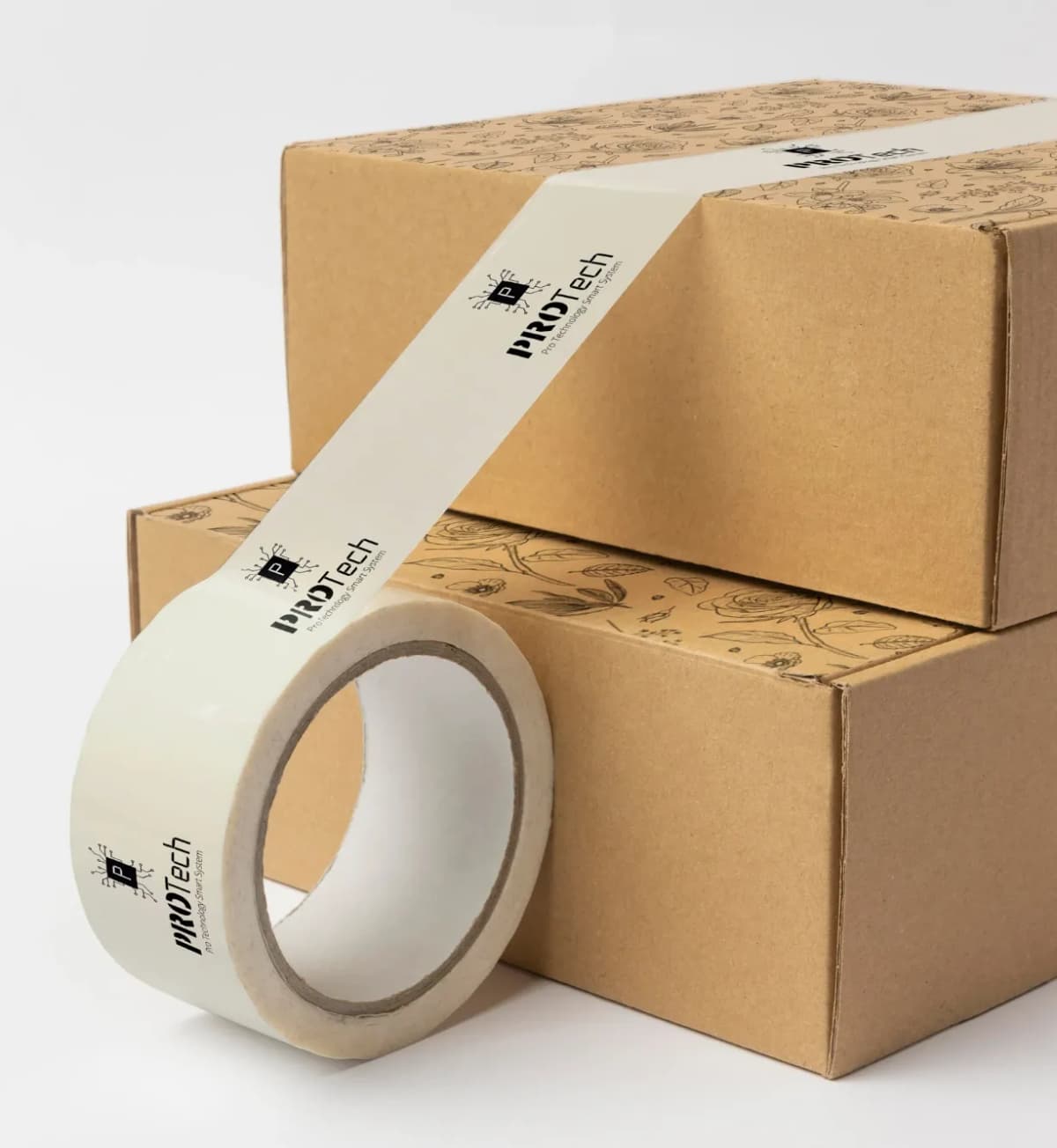 Custom Printed Packaging Tape 24mm – Premium Cello Tape for Carton Sealing