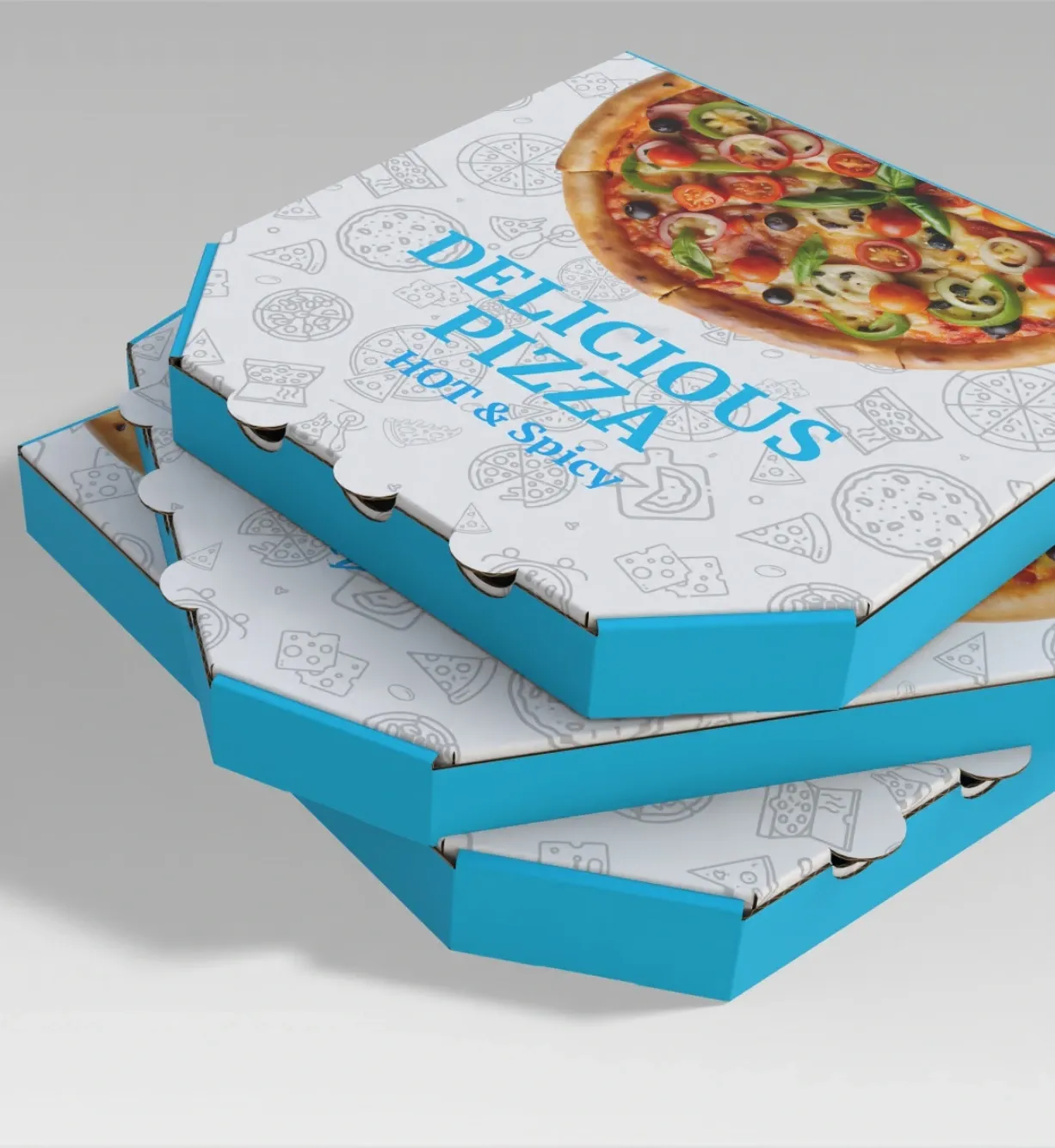 Custom White Pizza Boxes | Packaging for Restaurants | Premium Designs